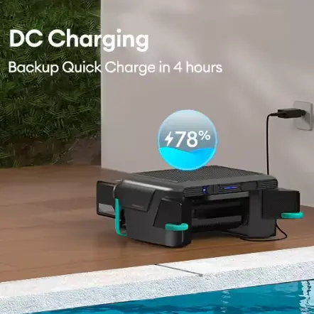 Højeffektiv Fleksibel Solar Panel Pool Skimmer Robot