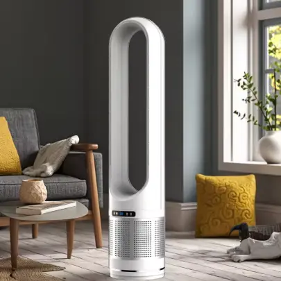 Bladeless Fan Heater With Air Purifier