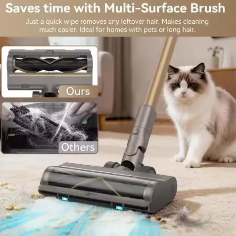 Cordless Stick Vacuum Cleaner For Floor And Carpe